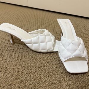 Nasty Gal White Sandals
